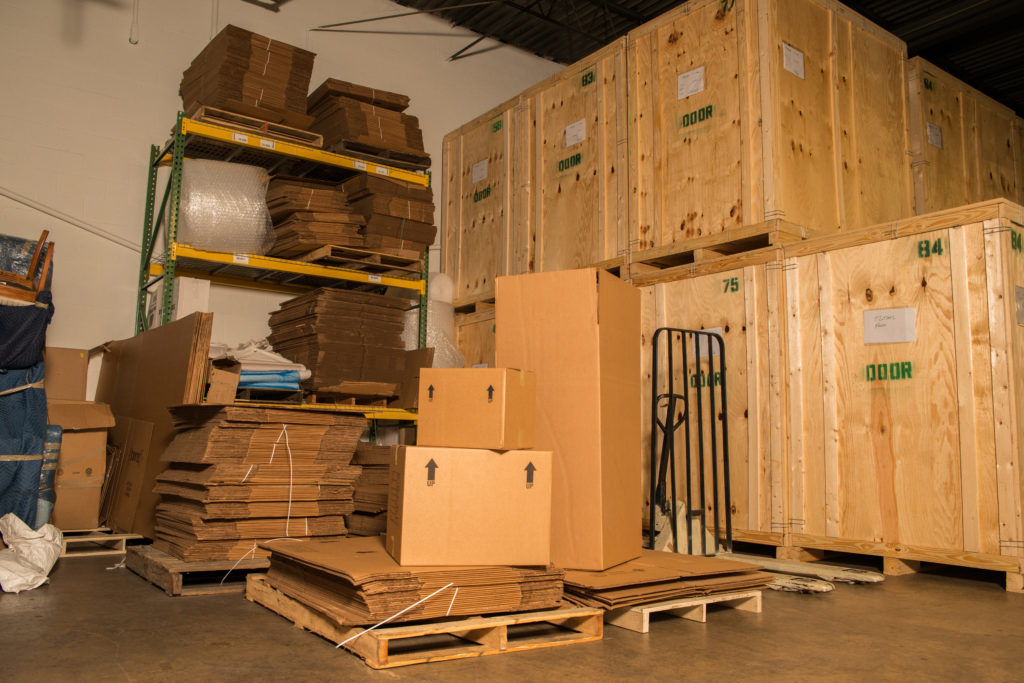 boxes for sale at The Green Truck Moving & Storage Company