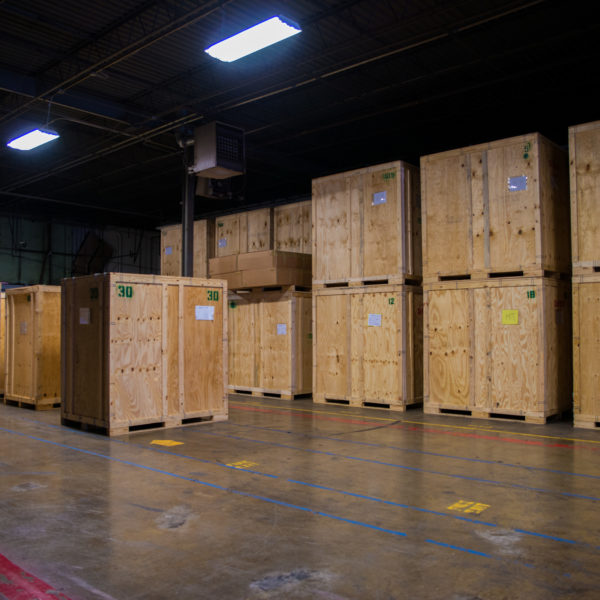 Temperature controlled storage facility at The Green Truck Moving & Storage Company