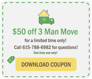 $50 off a 3 man move at The Green Truck Moving & Storage Company
